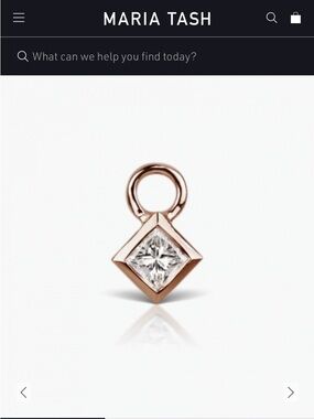 Maria Tash Princess Diamond Charm